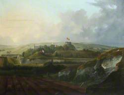 Carisbrooke Castle from Mount Joy as it Appeared on 23 August 1831, the Day the Duchess of Kent was There to View the Archery