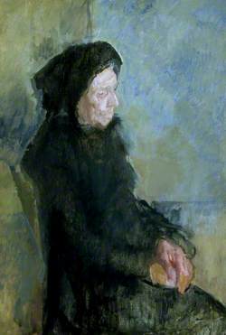 Old Lady in Black