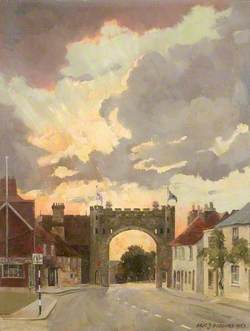 Bushey Coronation Arch, 1953