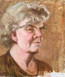 Portrait of a Woman Wearing Glasses