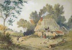 Landscape with Thatched Cottage
