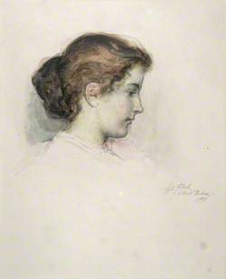 Head of a Young Woman (Lizzie Gulland to Archie Macleod)