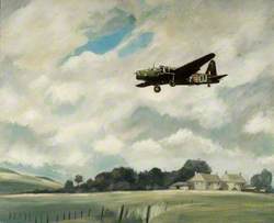 Wellington Bomber Coming in to Land
