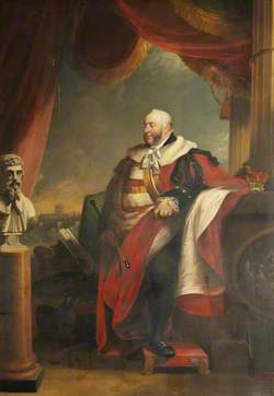 The Duke of Norfolk (1746–1815), Looking over the Wye Bridge and Hereford Cathedral