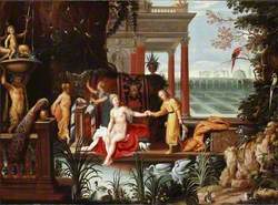 Bathsheba at the Pool with Her Attendants