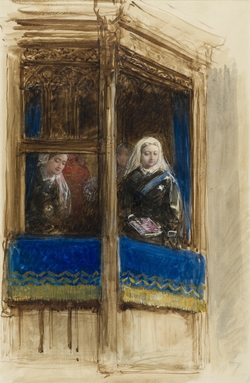 A Study of Queen Victoria at St George's Chapel, Windsor