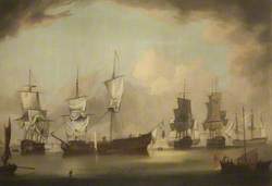The Squadrons of Thurot and Elliot in Ramsey Bay, 1760
