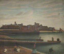 Peel Castle and Harbour