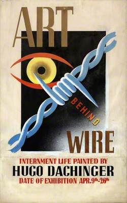 Art Behind Wire Internment Life Poster