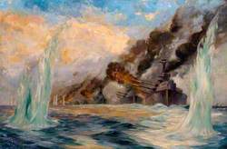 Battleships in Action at Jutland