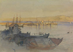 British Drifters in Beyrout Harbour