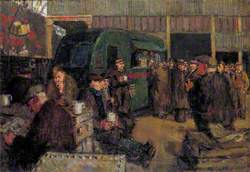A Women's Voluntary Services Canteen at the Docks