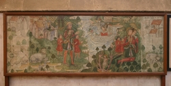 Saint Eustace Wall Painting Peproduction, Panel 2