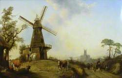 Windmill on St Martin's Hill, Canterbury, Kent