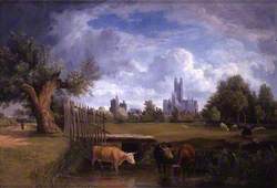 Canterbury, Kent, from the Stour Meadows