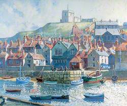 Morning, Whitby Harbour, Yorkshire