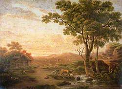 Landscape with Cattle and a Stream
