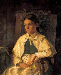 Portrait of a Girl in the Costume of Dr Woodward's School, Maidstone