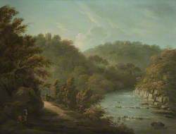 The River Ure at Hackfall, near Ripon, West Riding of Yorkshire