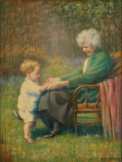 Allan Ferguson with His Grandmother