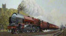 London Midland and Scottish Railway Locomotive Number 6161 'King's Own'