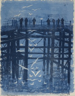 Fishing from a Pier
