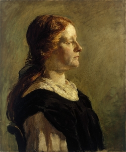Portrait of a Girl with Red Hair