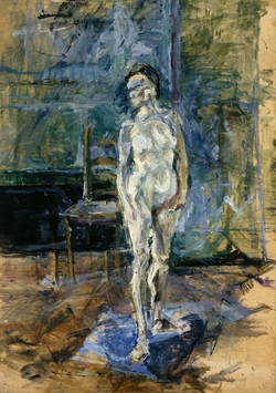 Study of Standing Female Nude