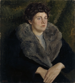 The Fur Collar (Model at the Slade)