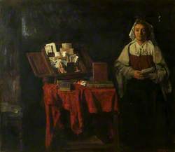 Portrait of a Woman with Books