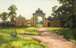 Entrance Gates to Dyrham Park Estate