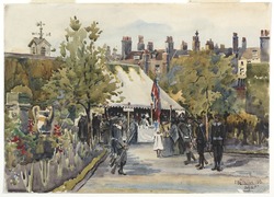 Fete in St John's Garden, Benjamin Street