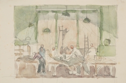 Mural Study of the Camouflage Workshop, Ministry of Home Security Camouflage Establishment (III)