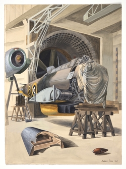 Aircraft Fuselage and Wind Tunnel