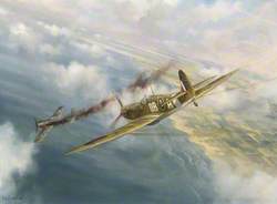 Spitfire Shooting Down a Focke-Wulf 190