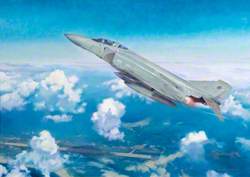 First Air Defence Phantom over the Falkland Islands