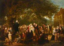 John Wesley Preaching in Ireland, 1789