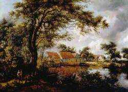 Wooded Landscape with a Watermill
