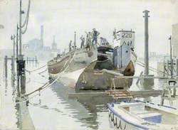 Demobbing a Thames Barge