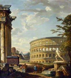 Landscape with the Colosseum