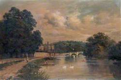 Richmond Bridge, Surrey, from Cholmondeley Walk
