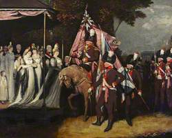 Presentation of Colours to the Kensington Volunteers, 1799