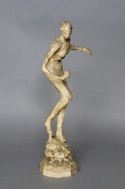 Model for Sculpture of a Nude Female Figure