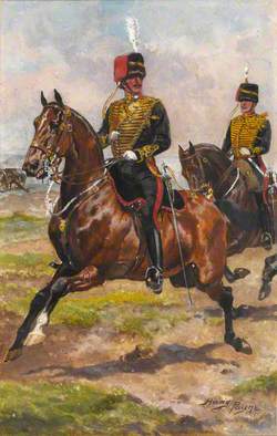 A Mounted Officer and Trooper of Royal Horse Artillery