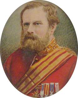 Lieutenant General David Pott (1812–1881), in Staff Uniform