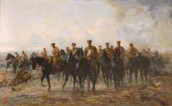 The Royal Horse Guards Retreat from Mons, 1914