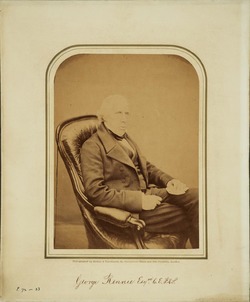 Portrait albumen photograph of Rennie George