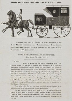 Design for a mail post carriage