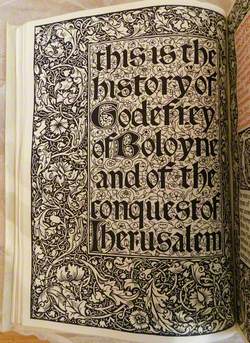 Kelmscott Press Edition of 'Godefrey of Boloyne' by William Caxton
