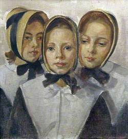 Dorothy James, Barbara Murray and Marion Lloyd, Young Ladies of the Liverpool Blue Coat School